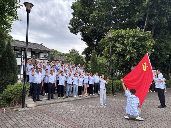 四川飛球舉行慶“七一”活動 ——在鄧萍故里銘記歷史、緬懷先烈、表彰先進